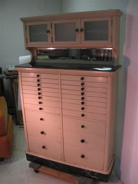 old fashioned dental cabinets